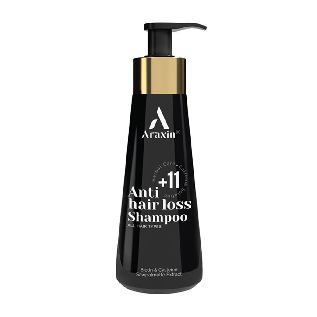 شامپو ضد ریزش و تقویت کننده آراکسین مناسب انواع مو حجم 175 میل
