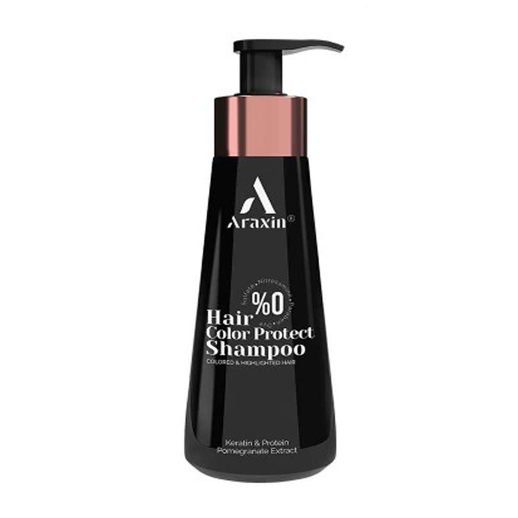 شامپو مو تثبیت کننده رنگ مو آراکسین مناسب موی رنگ شده حجم 175 میل