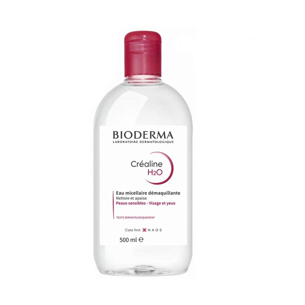 میسلار واتر بایودرما مدل Crealine H2O مناسب پوست حساس 500 میل