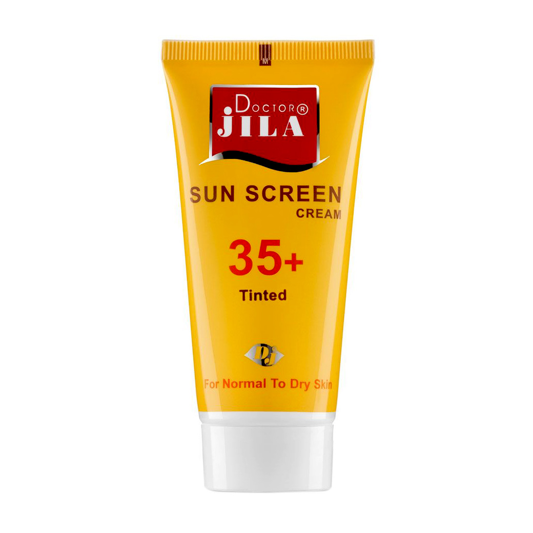 کرم ضد آفتاب دکتر ژیلا رنگی SPF35 حجم 50 میل