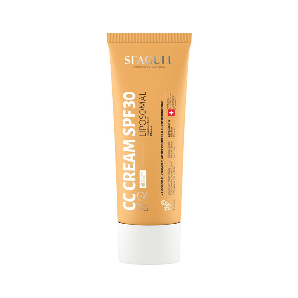 کرم CC رنگی سی گل متعادل کننده چربی SPF30 مناسب پوست چرب 40 میل