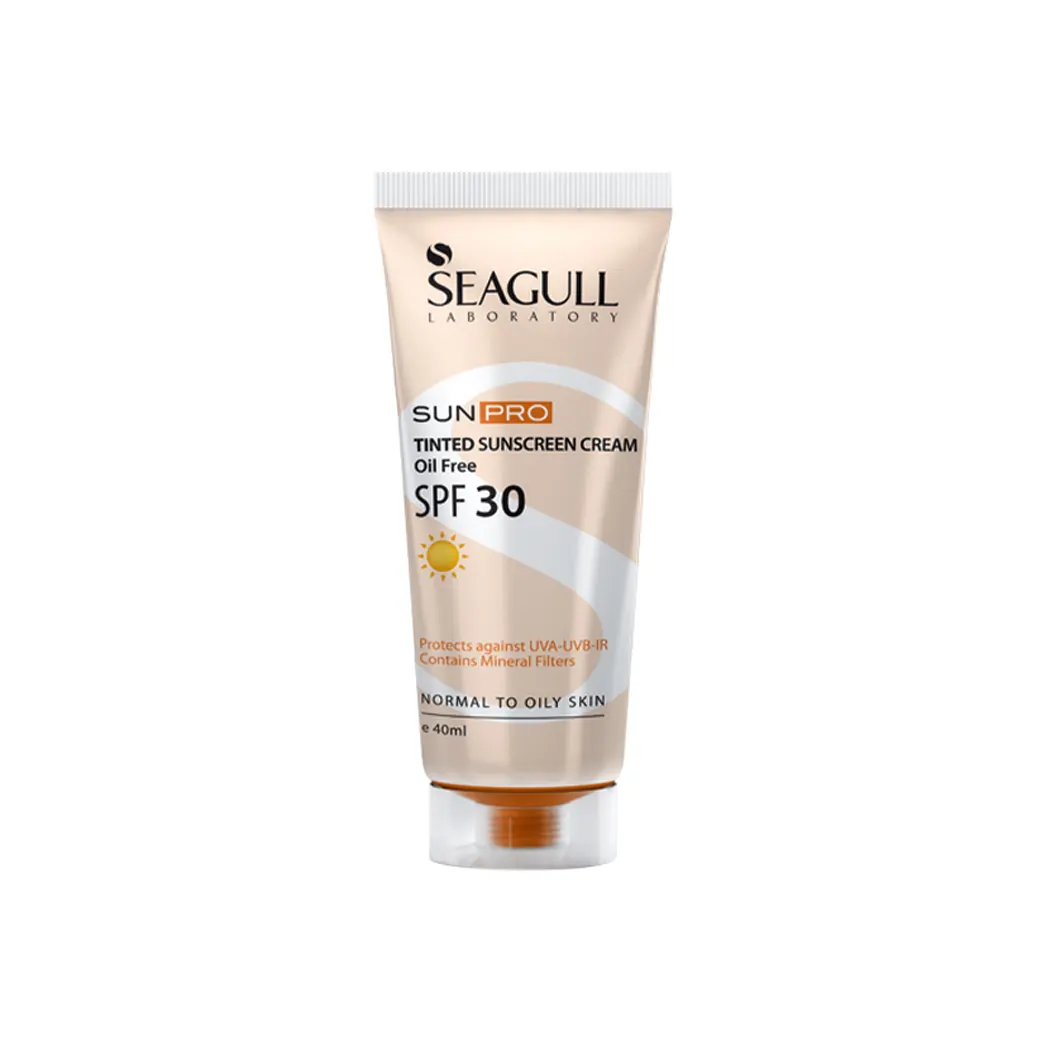 کرم ضد آفتاب سی گل بی رنگ مناسب پوست معمولی تا خشک SPF30 حجم 40 میل