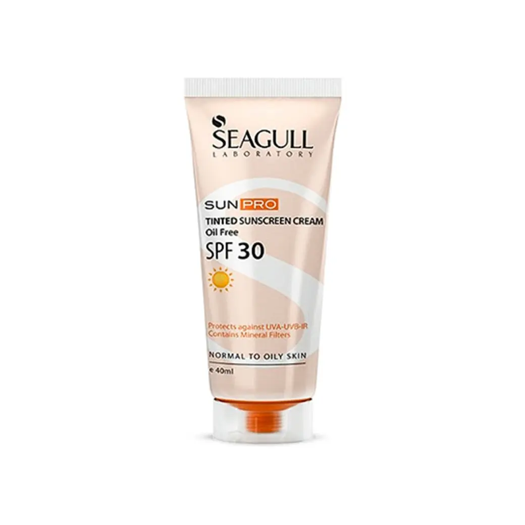 کرم ضد آفتاب سی گل رنگی فاقد چربی SPF30 مناسب پوست معمولی تا چرب 40 میل