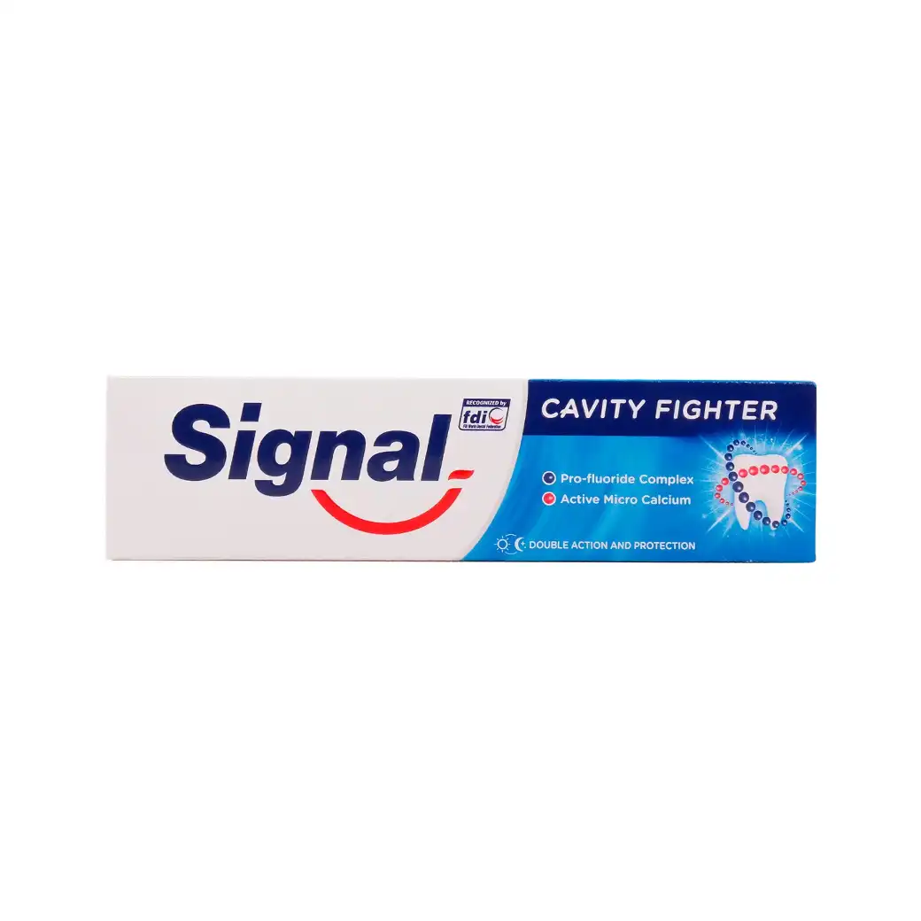 معرفی و قیمت خرید خمیر دندان سیگنال مدل Cavity Fighter حجم 100 میل