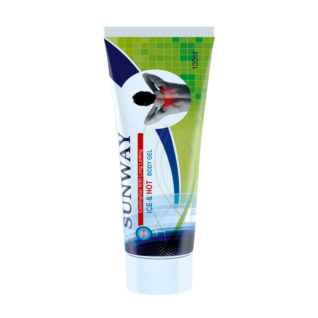 ژل ضد درد سان وی حاوی عصاره های گیاهی مناسب ماساژ بدن 100 میل