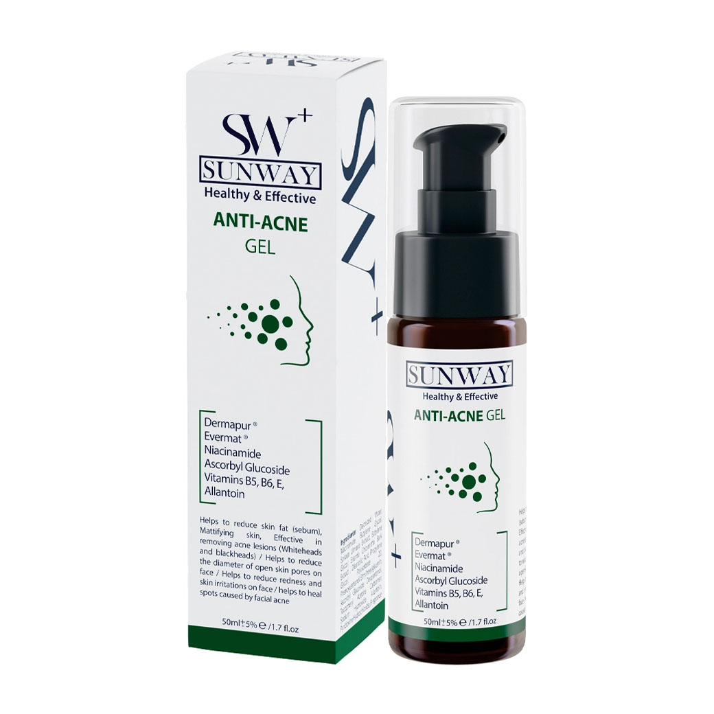 ژل ضد آکنه سان وی مناسب پوست های چرب و جوش دار 50 میل