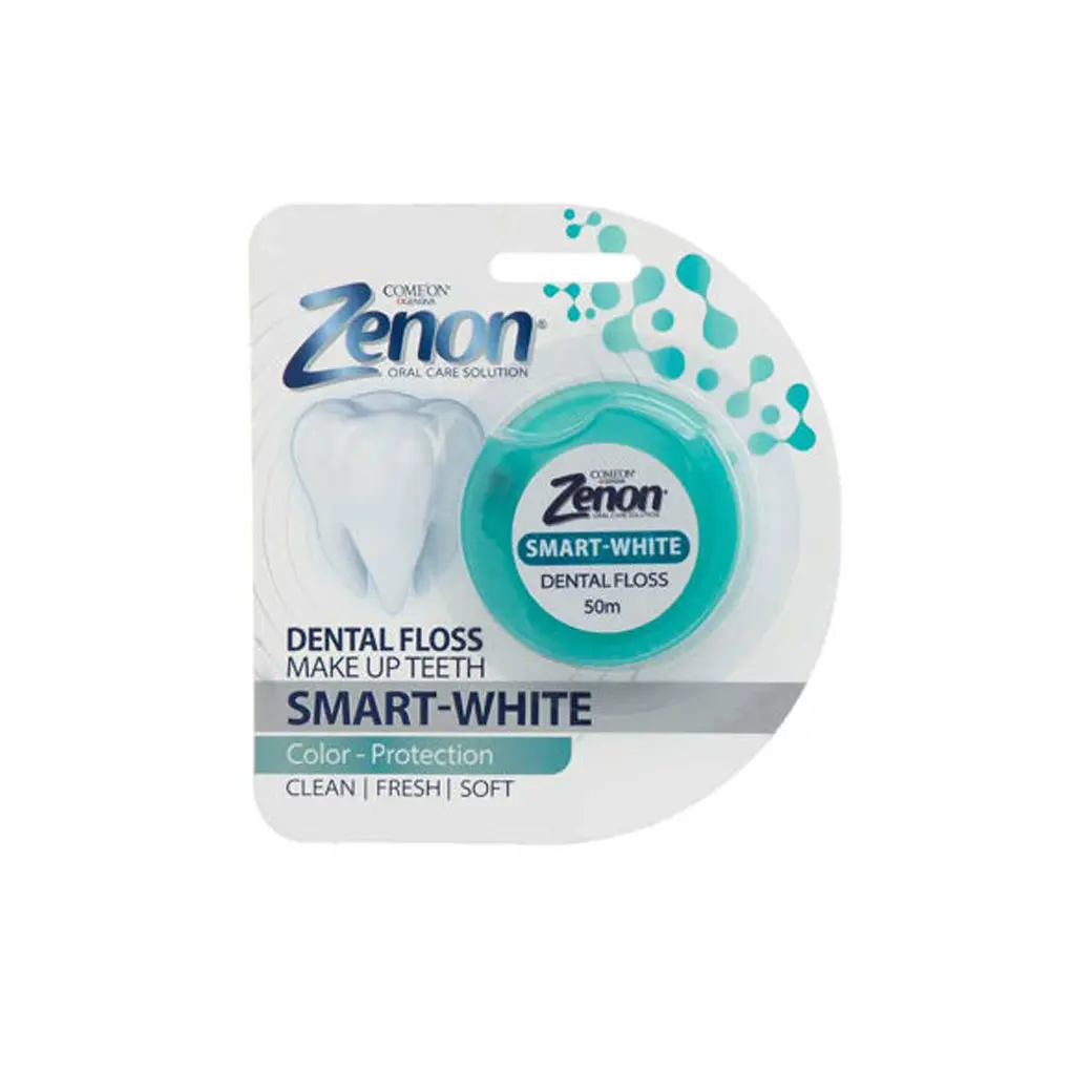 نخ دندان سفید و خوشبو کننده زنون مدل Smart White